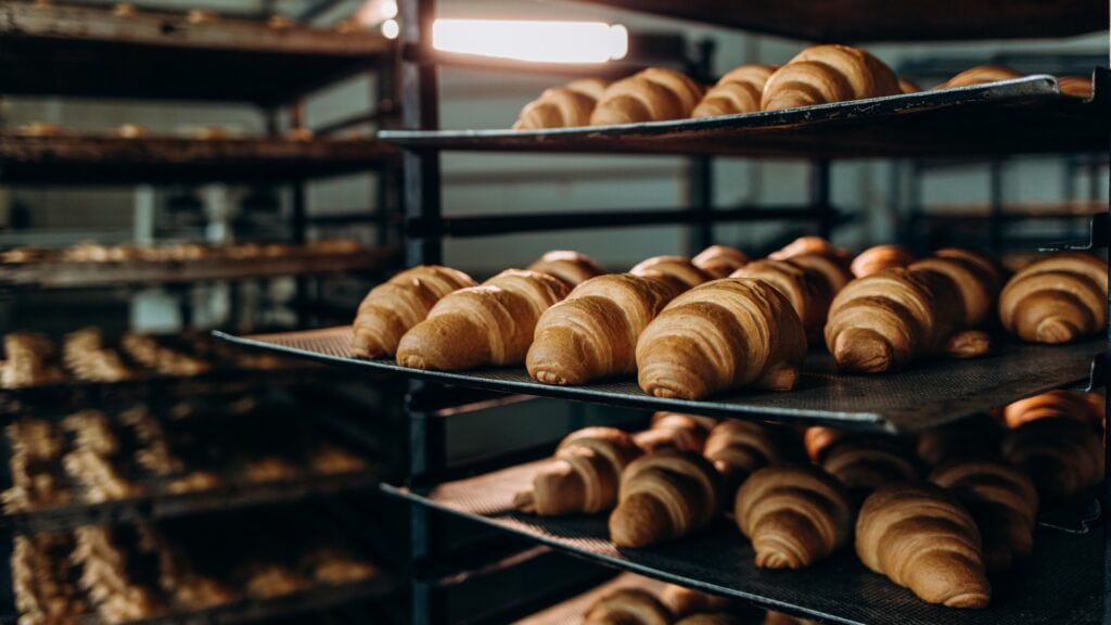 croissant making factory bakery fresh cook biscuit